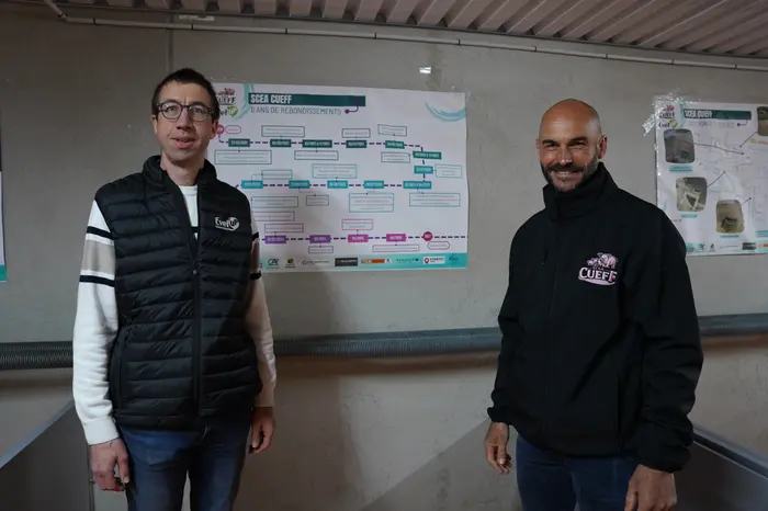 Philippe Guéguen, Evel'Up, et Régis Cueff, SCEA Cueff.