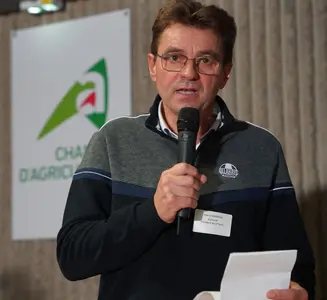 Thierry Marchal, éleveur à Sizun, président du Groupe de travail porcs des élus de la chambre d'agriculture.