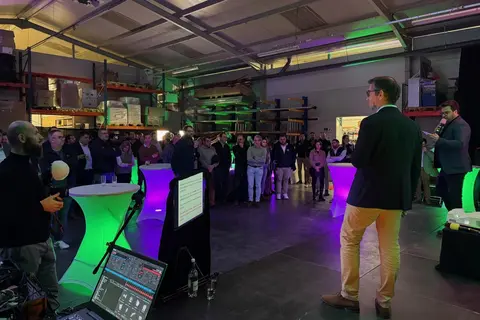 Les dirigeants de Technimaine-Adaf ont rassemblé plus d’une centaine d’invités le 20 novembre à La Milesse, près du Mans.