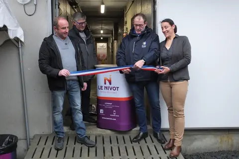 Inauguration de l’extension du bâtiment d’engraissement à l’école agricole Le Nivot