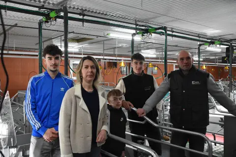 La famille Brichet dans la nouvelle maternité bien-être