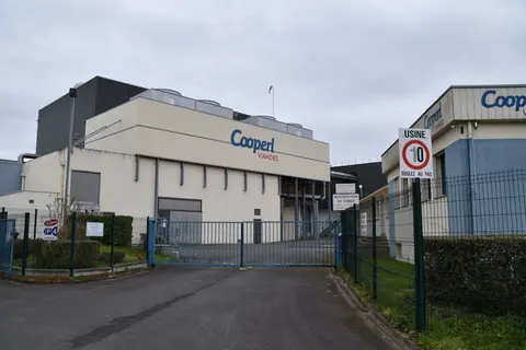 Le site de l'abattoir Cooperl Viandes de Montfort-sur-Meu (35)