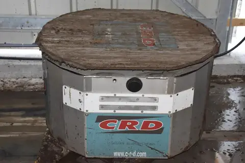 Le robot aspirateur de lisier de CRD.