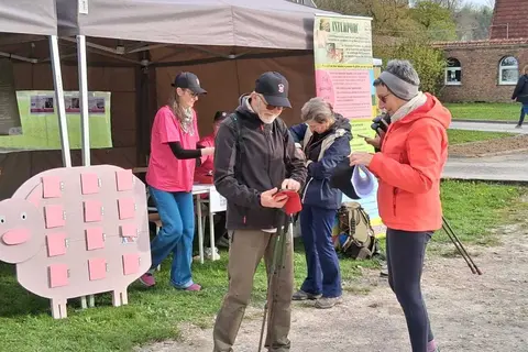Une des animations organisées sur le parcours de la balade gourmande "Le porc signé Hauts-de-France"